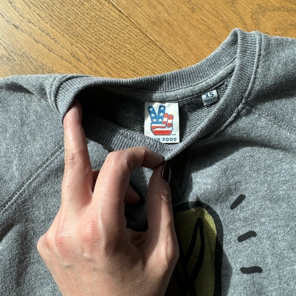 NWOT Junk Food #Genius Kids Crewneck Sweatshirt - Size XS - Picture 3 of 4